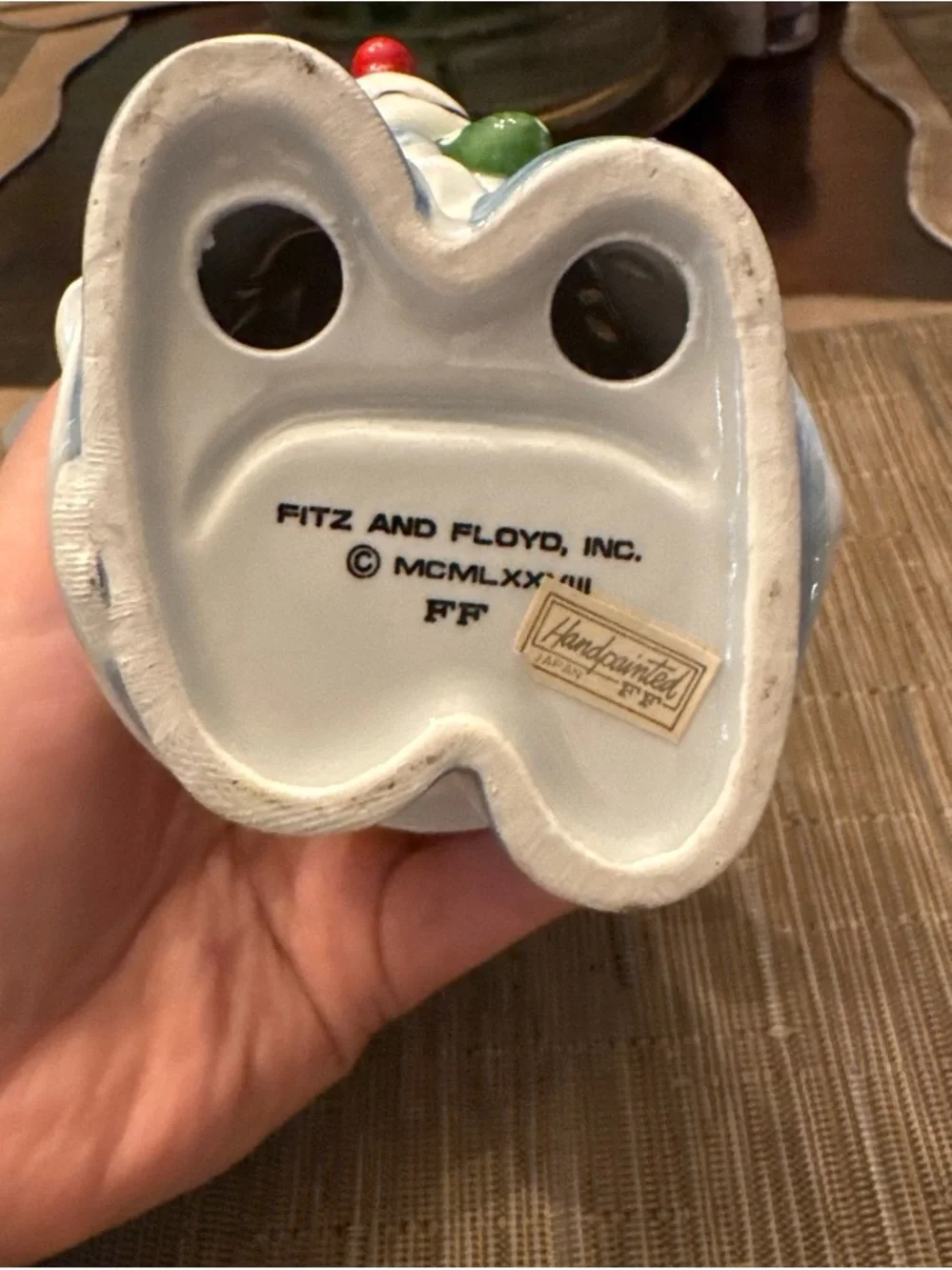 Vintage 1978 Fitz and Floyd bathroom set